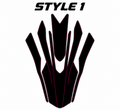 Ultra Bee front fender decal