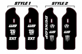 DNM Fork Guard Decals