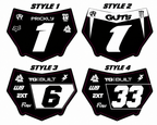 Motocutz Number Plate Decal