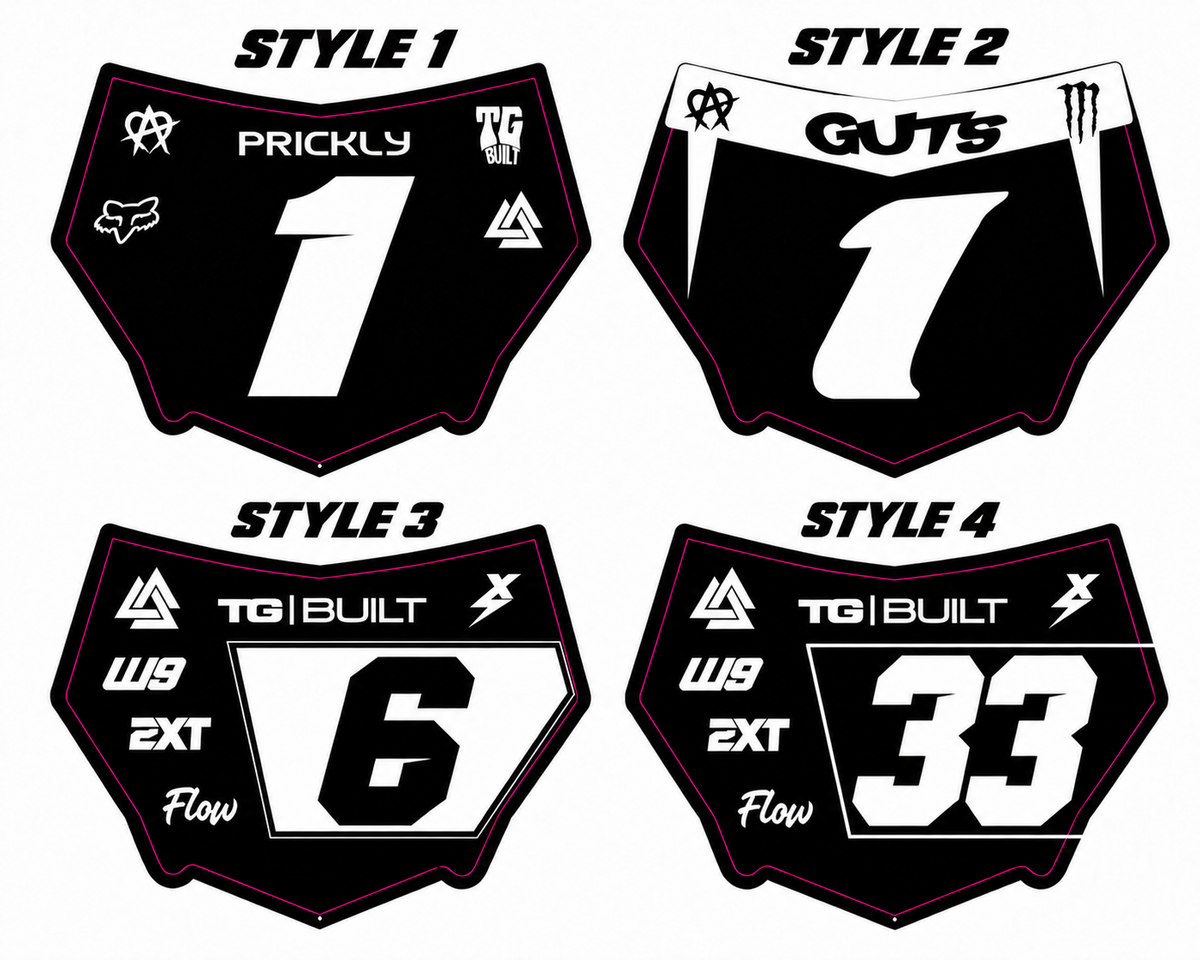 Motocutz Number Plate Decal