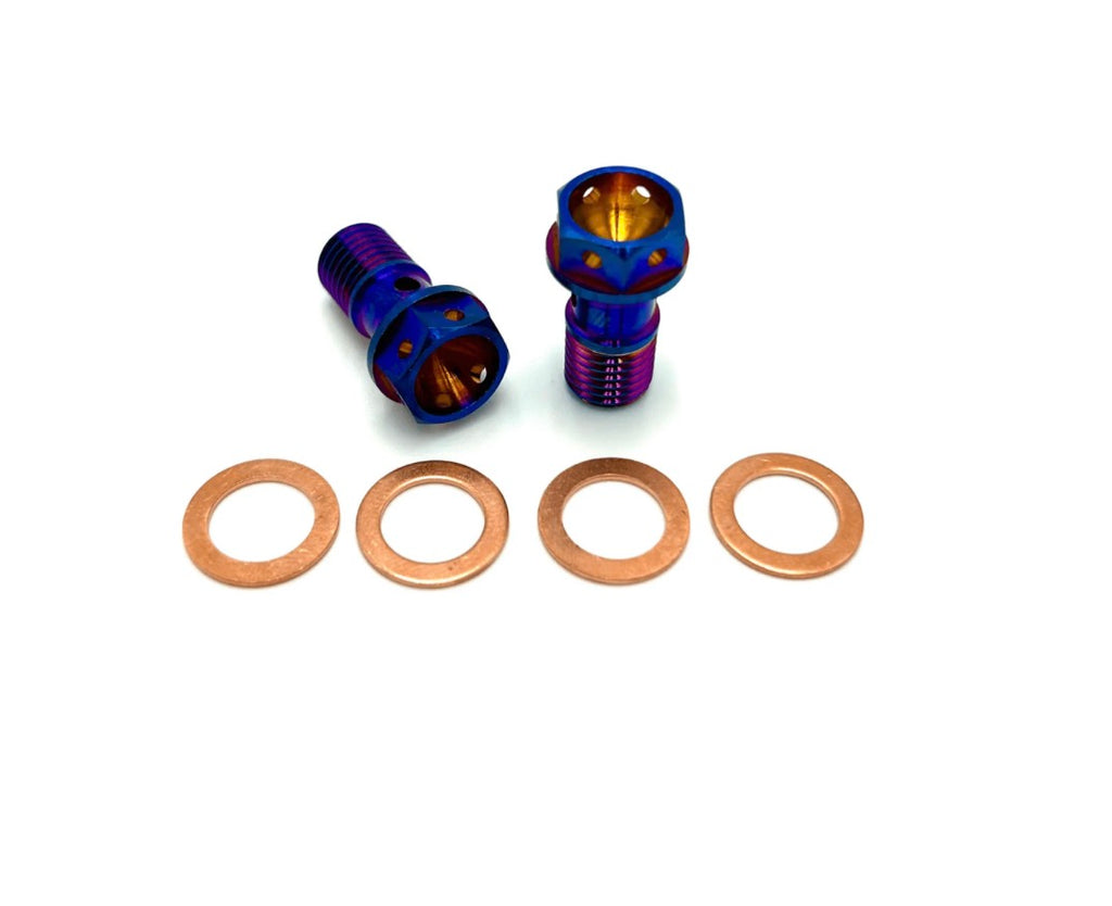 Ultra bee Titanium Banjo bolts+Copper seals