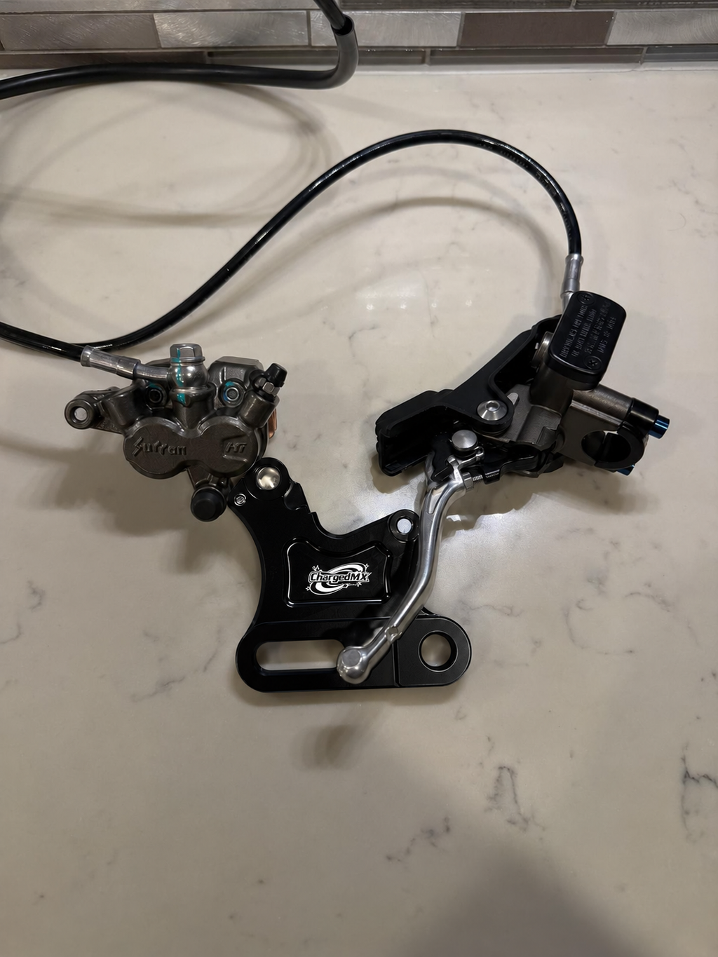 ETM RTR SPORT & LITE OEM Ultra Bee Rear Brake Full Kit + Free Titanium