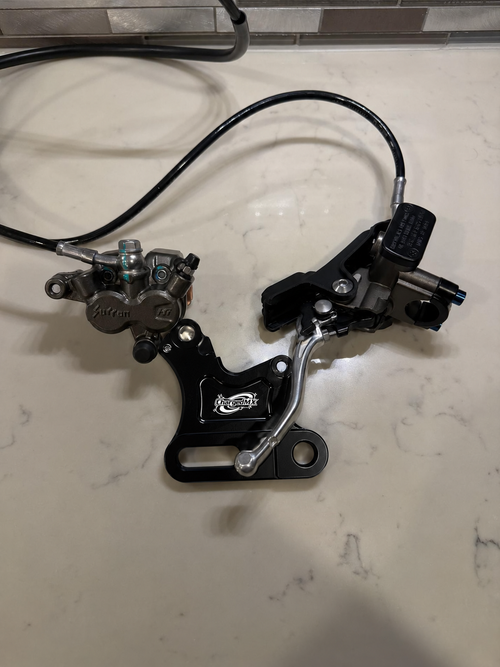 ETM RTR SPORT & LITE OEM Ultra Bee Rear Brake Full Kit + Free Titanium
