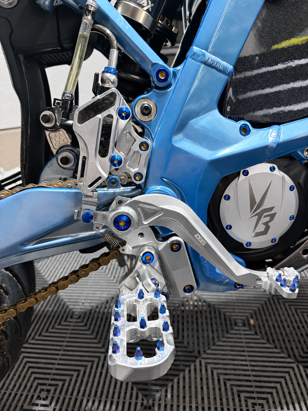 E-bike Garage FootBrake Titanium Kit