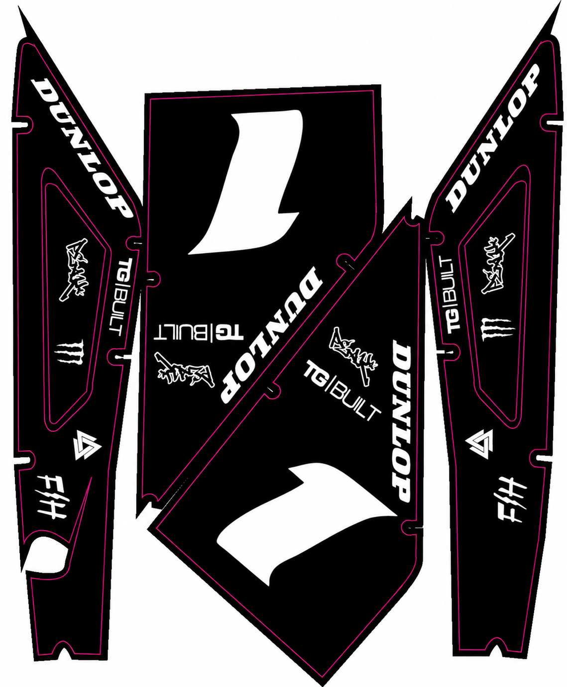 HEYBIKE VILLIAN FULL DECAL KIT