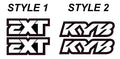 Fork Tube Decals