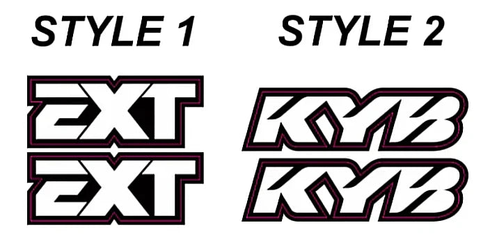 Fork Tube Decals