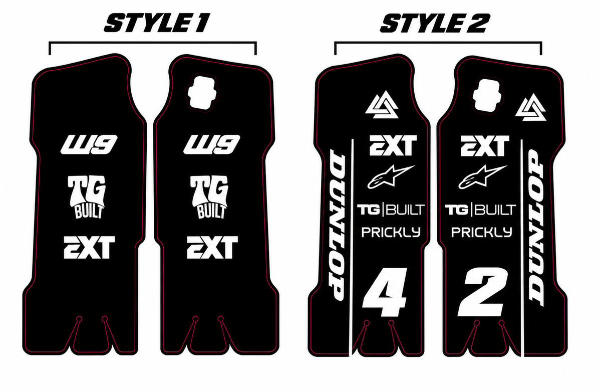 KKE Fork Guard Decals