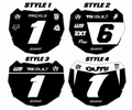 Odi Number Plate Decal