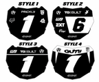 Odi Number Plate Decal