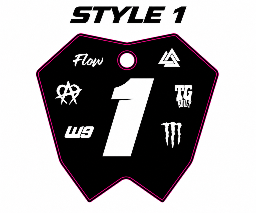 RTR Front Plate Decal